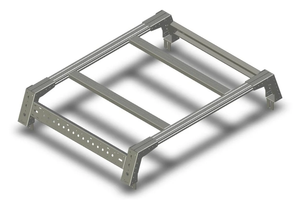 ALUMINUM TACO MAX 10 High Tonneau Compatible Toyota Tacoma Bed Rack Max Modular Truck Bed Racks